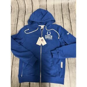 NWT Men's Nike Royal Indianapolis Colts Sideline Standard Issue FZ Hoodie Small